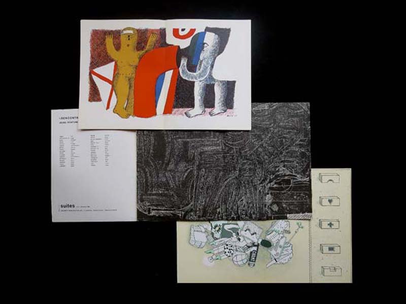 VAN VELDE, GIACOMETTI, MORANDI, etc.. Â SuitesÂ : VAN VELDE, GIACOMETTI, MORANDI, etc.. Â SuitesÂ Portfolio de 7 lithographies originales. Editees par Galerie Krigier, 1964 32 x 24 cm.