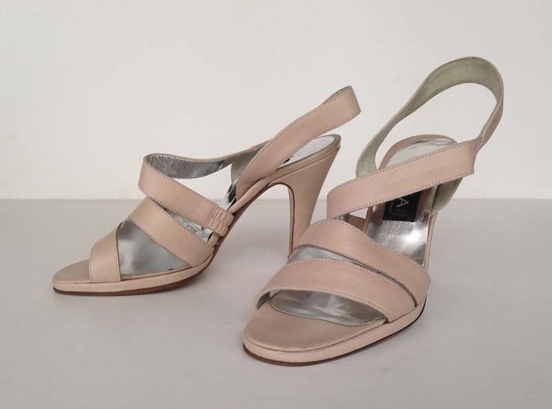 ALAIA. Sandalette: Cuir poudre 36