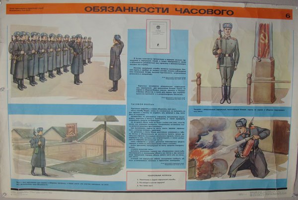 Soviet Union Military Poster: Soviet Union Military Poster. Dimensions: 34 5/16"x 23"