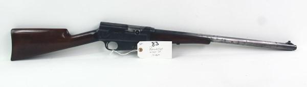 REMINGTON .35 REM RIFLE: MFR - REMINGTON MODEL - 35 SERIAL - L75 ACTION - SEMI AUTOMATIC RIFLE CALIBER/GAUGE - .35 REM DRILLED FOR SCOPE MOUNT Manufacturer: REMINGTON Model: 35 Serial #: L75 Action: SEMI AUTOMATIC RIFLE C