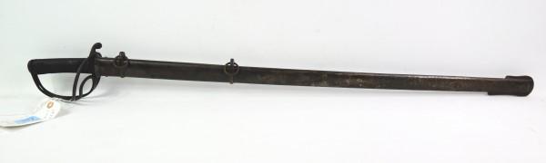 ENFIELD CONFEDERATE CALVARY SABRE: ISAAC, CAMPBELL & CO. - ENGLISH PATTERN 1853 - STATE OF GEORGIA - WITH SCABBARD - THIS FIRM WAS BANNED FROM DEALING WITH THE ENGLISH GOV'T AFTER ACCUSATIONS OF CORRUPTION - EXCLUSIVELY SOLD MILITARY H