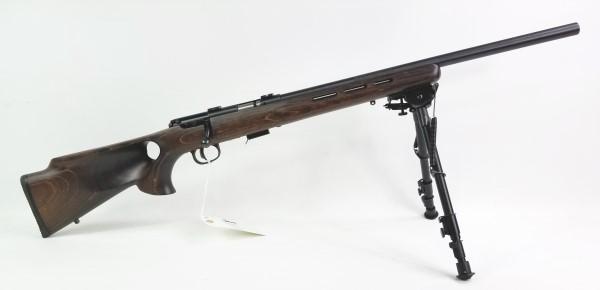 SAVAGE .17 HMR RIFLE: MFR - SAVAGE ARMS MODEL - 93R17 SERIAL - 1252959 ACTION - BOLT ACTION RIFLE CALIBER/GAUGE - .17 HMR BIPOD - THUMB HOLE STOCK Manufacturer: SAVAGE ARMS Model: 93R17 Serial #: 1252959 Action: BOLT ACTIO