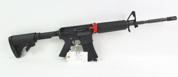 DIAMOND BACK .223/5.56MM RIFLE: MFR - DIAMOND BACK MODEL - DB-15 SERIAL - DB1526213 ACTION - SEMI AUTOMATIC RIFLE CALIBER/GAUGE - .223/5.56MM 1 MAGAZINE - ADJUSTABLE BUTT STOCK - ORIGINAL HARD CASE Manufacturer: DIAMOND BACK Model: 