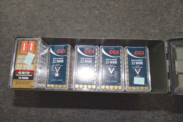 800 ROUNDS OF .22 WMR MAG AMMUNITION: COUNTS ARE APPROXIMATE