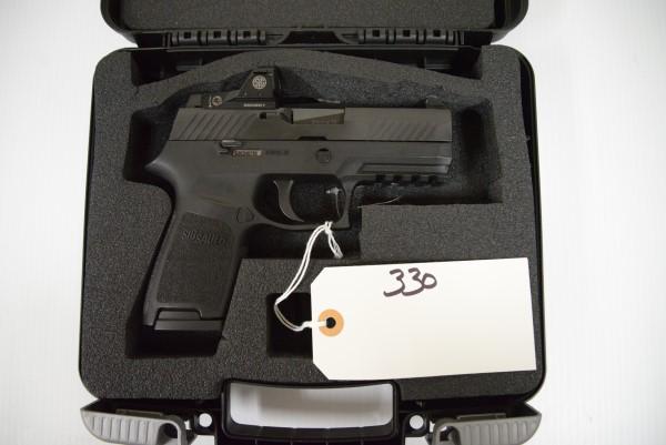 SIG SAUER PISTOL 9MM: P320C W/ ROMEO1 1-15 round mag, Trade In