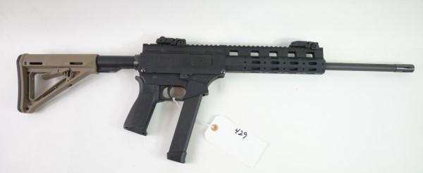 THUREON DEFENSE RIFLE9MM: CARBINE No Box, 1-30 round glock Mag, Trade In, soft case