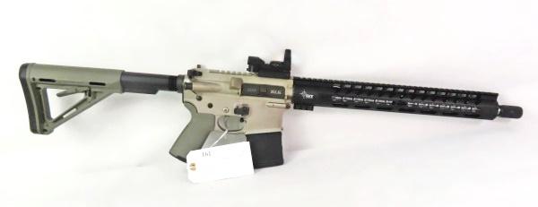 MAG TACTICAL MG-G4 .300 BLACKOUT SEMI RIFLE: 16" STAINLESS BARREL - ONE 20 ROUND MAGAZINE (BE SURE THIS IS LEGAL IN YOUR LOCAL BEFORE BIDDING) - PMRS SIGHT - ADJUSTABLE BUTT STOCK