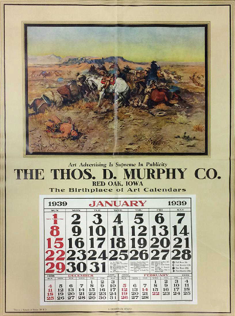 Set of three historic Thos. D. Murphy Co. calendar