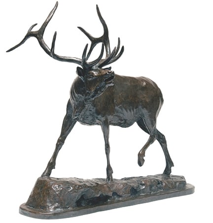 Mike Barlow - "September Song": bronze, 14 of 21 numbered casts Buyer's Premium is up to 17%. Click on View Auction Policy for Details