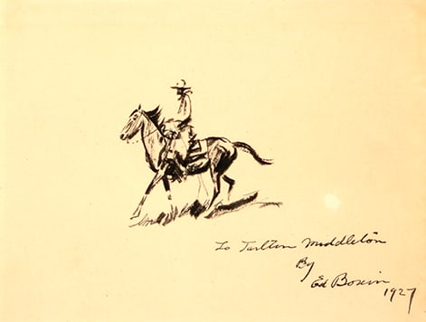 Edward Borein (1872-1945) - "Rider on Horseback" (1 of 1)