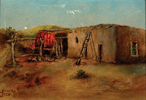 Western School (American, 20th Century) - "Adobe" (1 of 1)