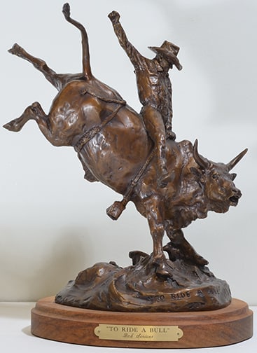 Bob Scriver (1914-1999) - "To Ride a Bull" (1 of 1)