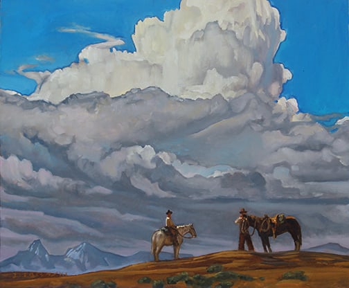 Dennis Ziemienski - "Afternoon Adjustments": oil Click on View Auction Policy for buyer's premium info and other terms and conditions.