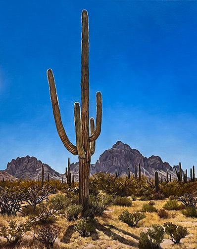 Naomi Brown - "Ironwood Forest Arizona": oil Click on Auction Details for buyer's premium info and other terms and conditions.