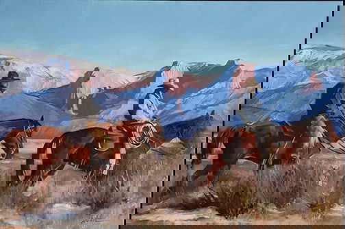 Lauri Ketchum - "When Time Stands Still": oil Click on Auction Details for buyer's premium info and other terms and conditions.