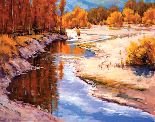 Thomas English - "Montana Fall": oil Click on Auction Details for buyer's premium info and other terms and conditions.