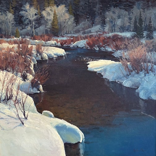 Natalie Shupe - "Into the Deep": oil Click on Auction Details for buyer's premium info and other terms and conditions.