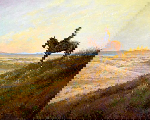 Ross B. Young - "Reverence": oil Click on Auction Details for buyer's premium info and other terms and conditions.