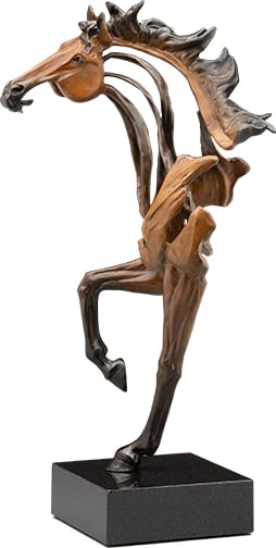 Amanda Markel - "Cantante": bronze, 6 of 19 numbered casts Click on Auction Details for buyer's premium info and other terms and conditions.