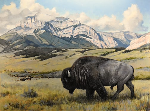 Rob Akey - "Late Summer, Long Ago": oil Click on Auction Details for buyer's premium info and other terms and conditions.