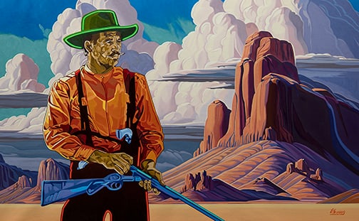 Michael Blessing - "The Long View": oil Click on Auction Details for buyer's premium info and other terms and conditions.