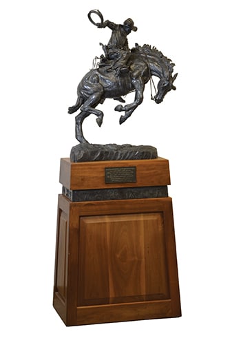 Fred Fellows - "No Easy Way Out ": bronze, 37 of 50 numbered casts Click on Auction Details for buyer's premium info and other terms and conditions.