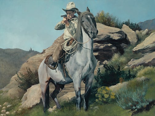 Shandy Staab - "Point of View": oil linen Click on Auction Details for buyer's premium info and other terms and conditions.