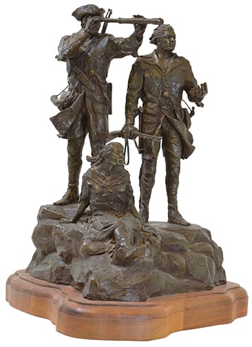 Bob Scriver (1914-1999) - "Lewis, Clark, Sacajewea " (1 of 1)