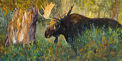 Terry Lee - "Majesty of the Tetons": oil Click on Auction Details for buyer's premium info and other terms and conditions.