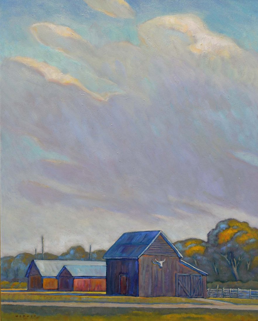 An Old One: Artist: Howard Post, Medium: oil, Size: 29 ¼ x 23 ½