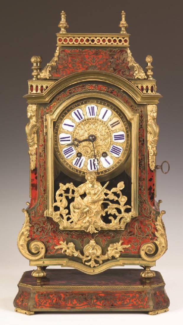 French Boulle and Gilt Bronze Mantel Clock (1 of 2)
