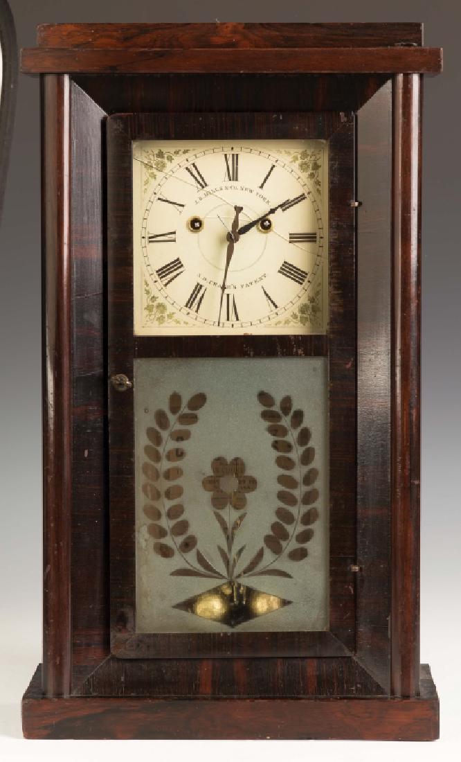 J.R. Mills and Co. Shelf Clock; A.D. Crane's  Patent (1 of 3)