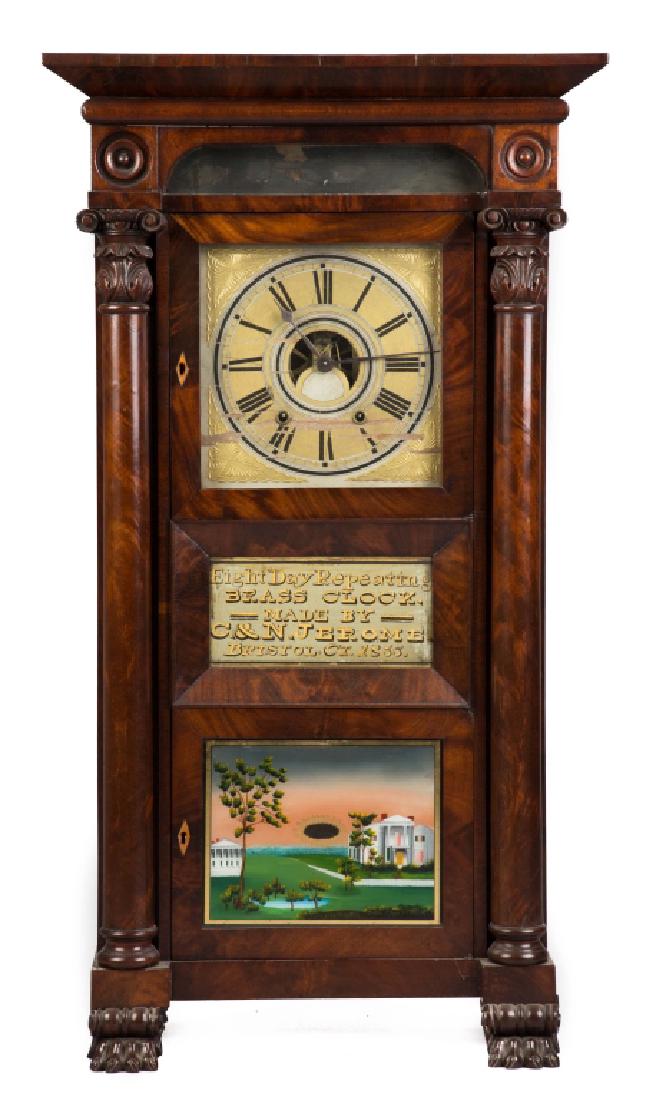 C.N. Jerome Empire Shelf Clock, Bristol, CT (1 of 2)