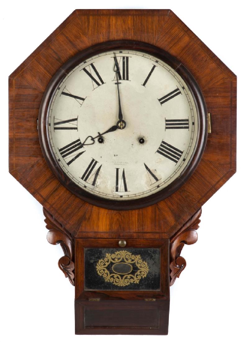 Atkins Octagonal Schoolhouse Wall Clock (1 of 1)