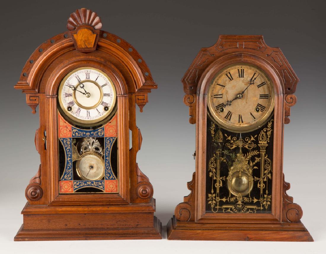 Two Victorian Shelf Clocks (1 of 1)