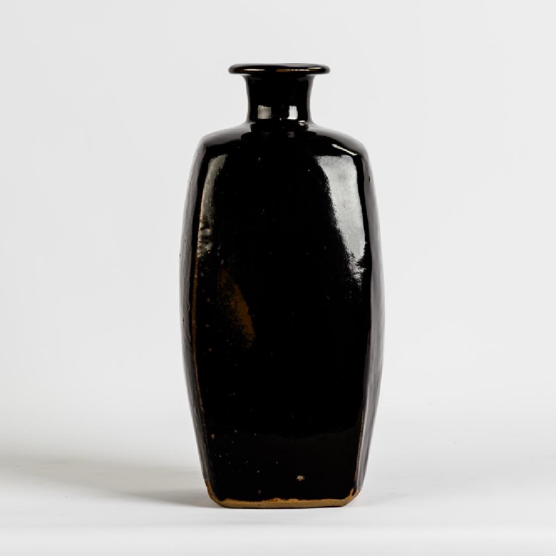Bernard Leach (British, 1887-1979) Tall Tenmoku Bottle (1 of 3)