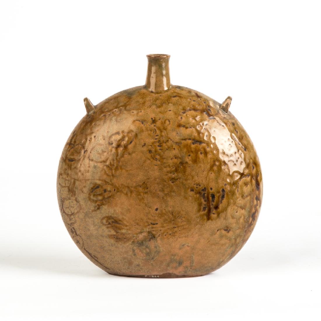 Japanese Stoneware Flask (1 of 2)