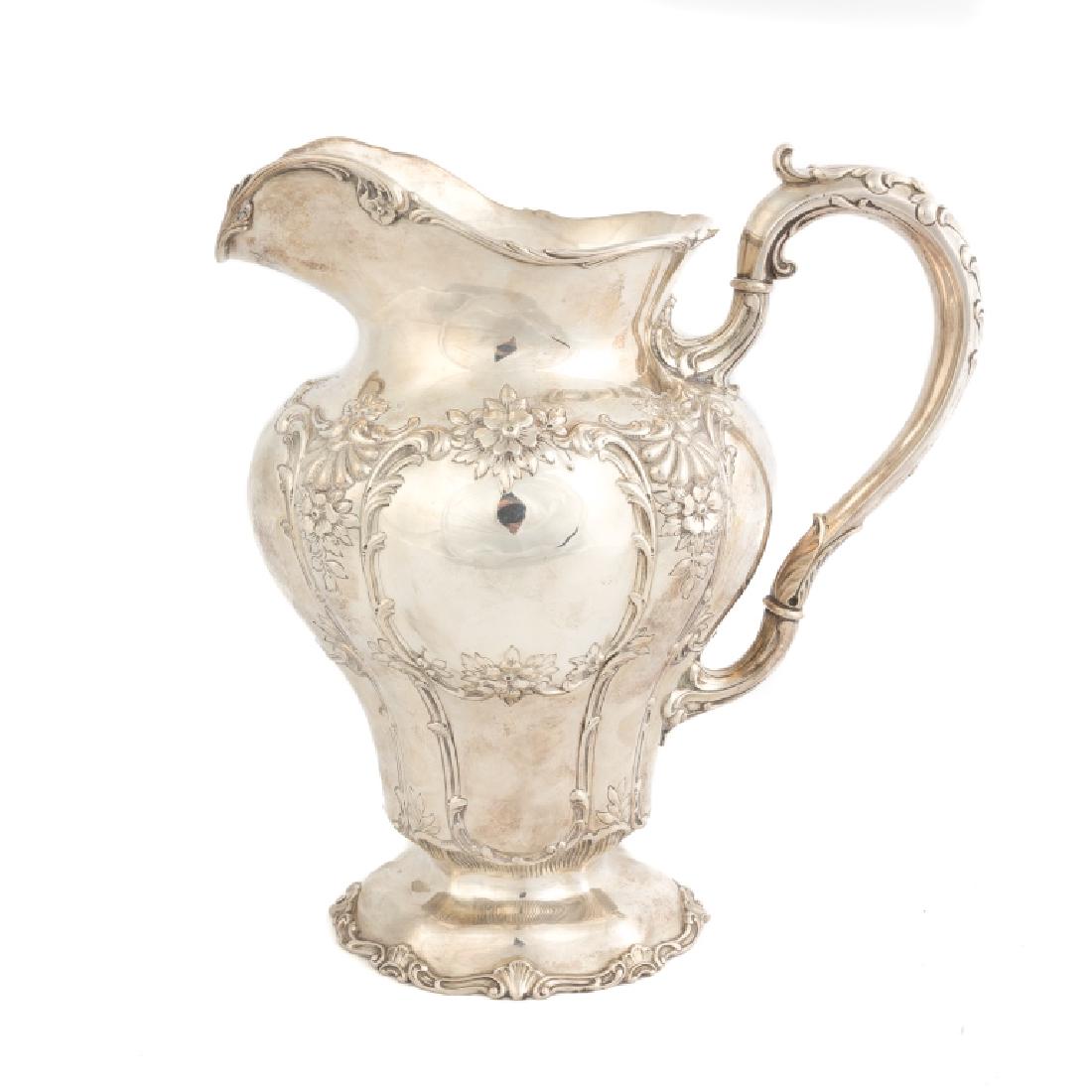 Gorham Sterling Silver Cast Water Pitcher (1 of 2)