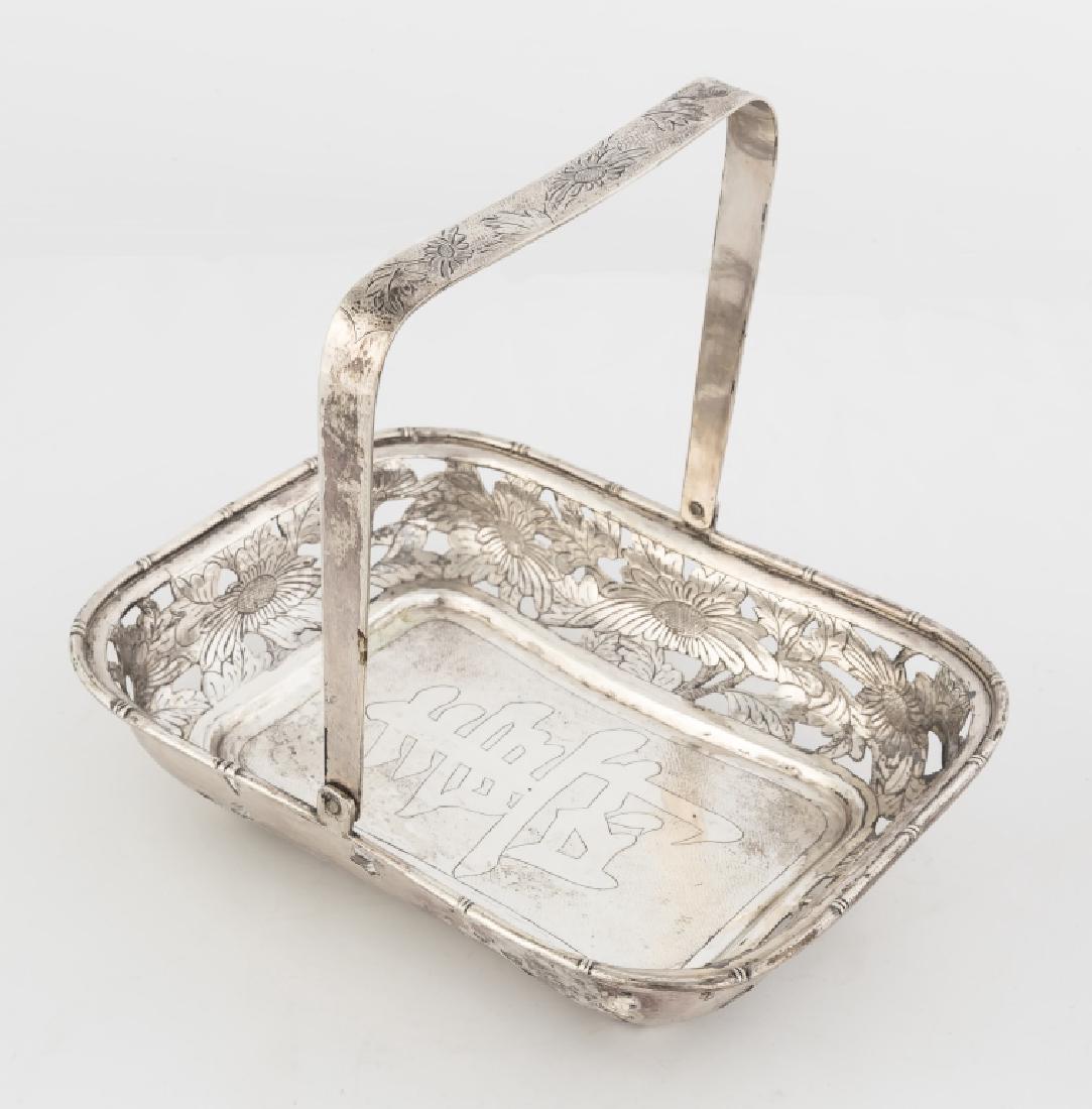 Chinese Export Silver Basket (1 of 2)