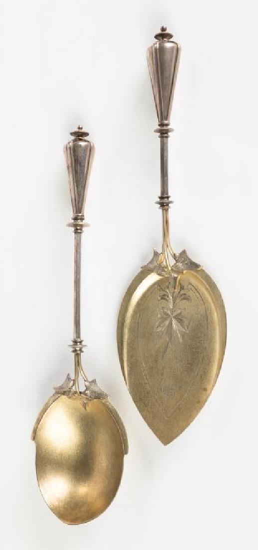 Attr. to George Sharp Sterling Silver Gothic  Serving (1 of 1)