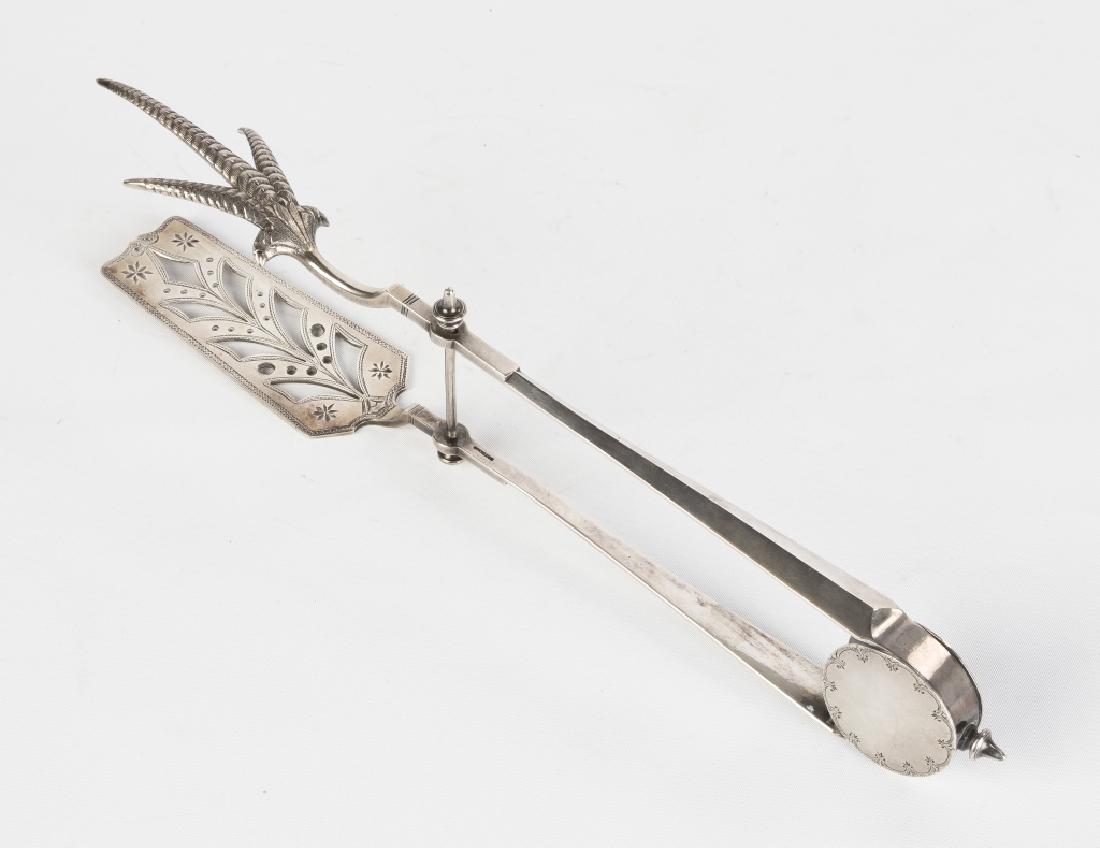 Large Sterling Silver Tongs (1 of 1)
