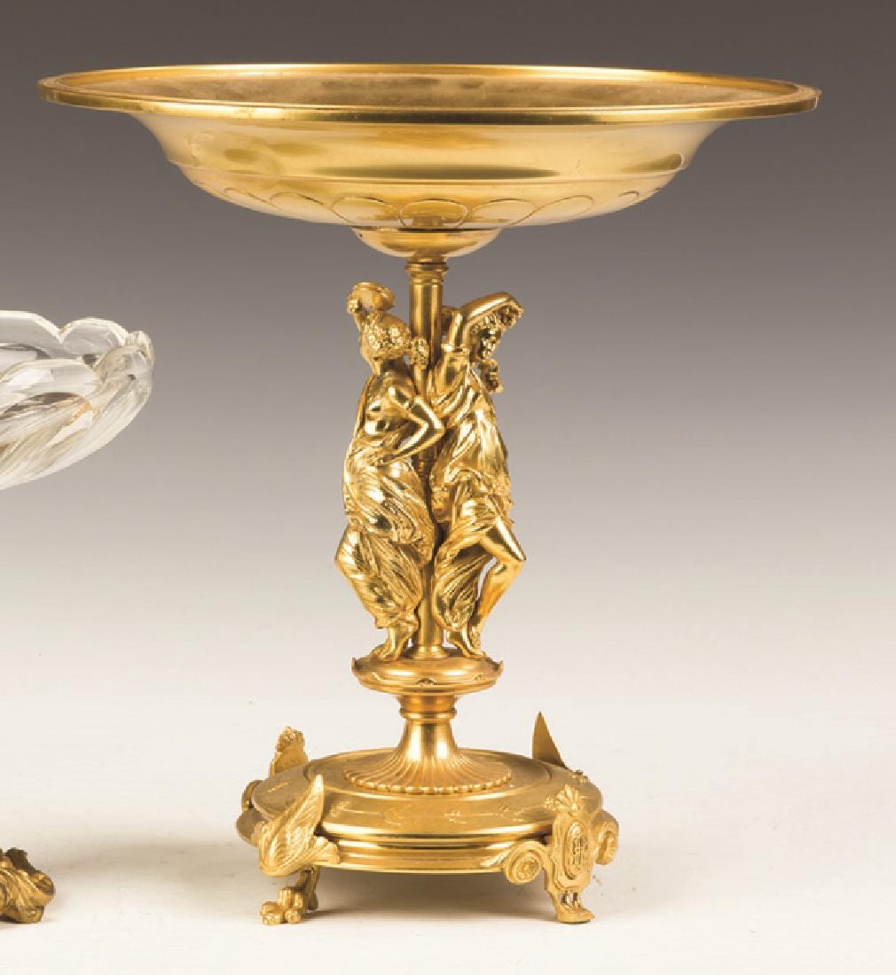 Gilt Bronze Compote with Classical Figures (1 of 2)