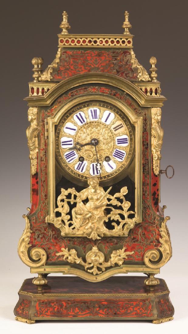 French Boulle and Gilt Bronze Mantel Clock (1 of 2)