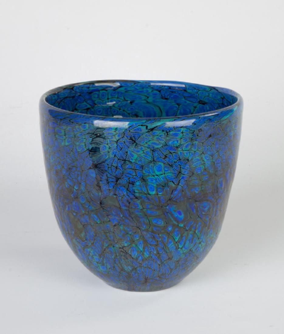 Vittorio Ferro Murrines Vase: Vittorio Ferro Murrines Vase. Ht. 7 1/4" Dia. 8" .