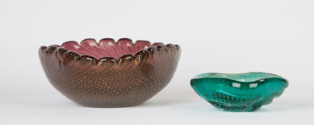 Two Flavio Poli for Seguso "Bullicanti" Bowls (1 of 3)