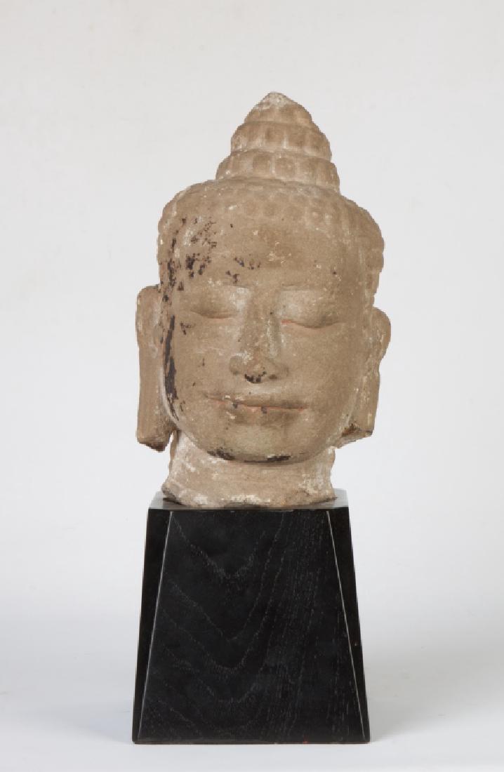Cambodian Stone Head (1 of 3)