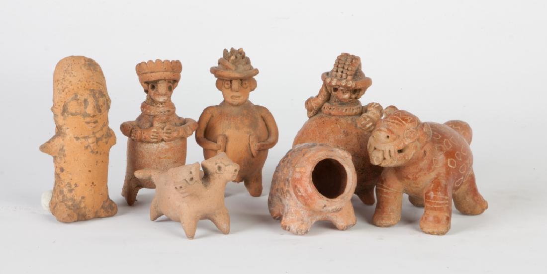 Group of Pre-Columbian Ceramic Figures (1 of 2)