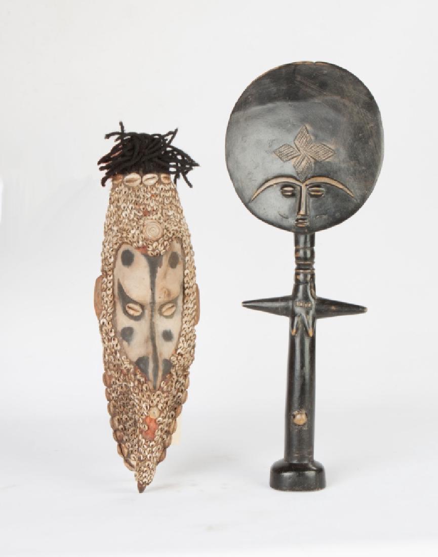 African Ashanti Doll and Indonesian Mwai Mask (1 of 1)