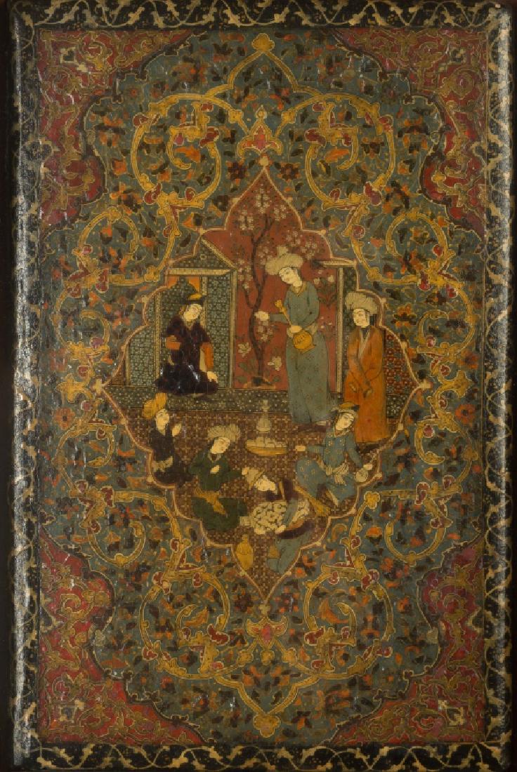 Persian Painted and Lacquered Book Covers (1 of 3)