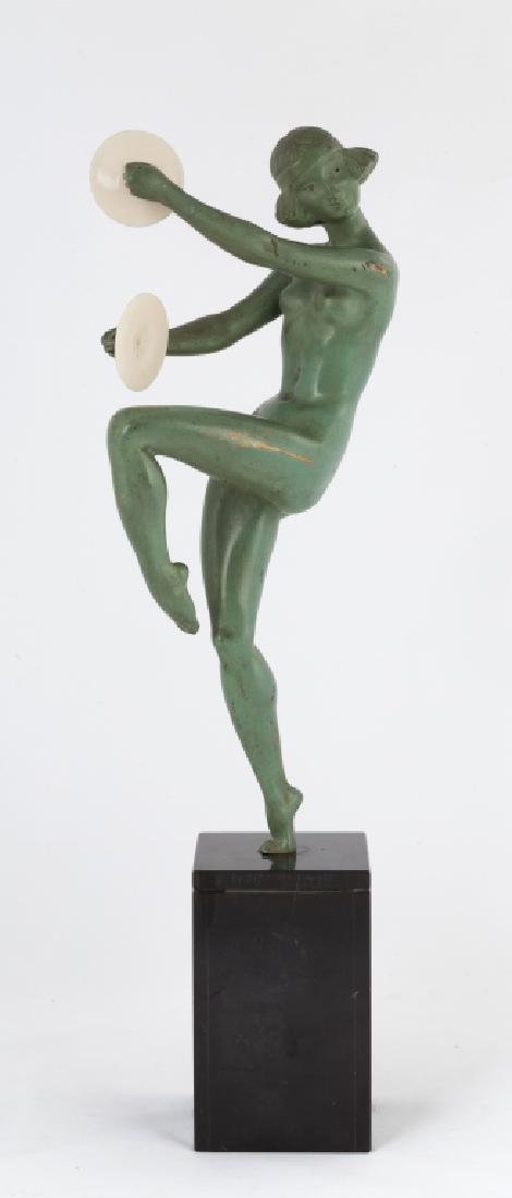 Bronze Sculpture of a Cymbal Player (1 of 4)